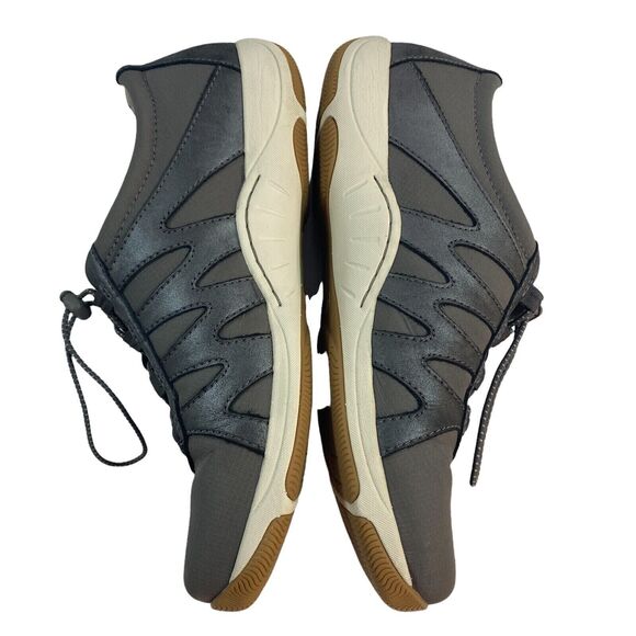 Dansko Womens 41 Charcoal Metallic Suede Harlie Comfort Shoes Sneaker 4851970397 - Picture 5 of 11